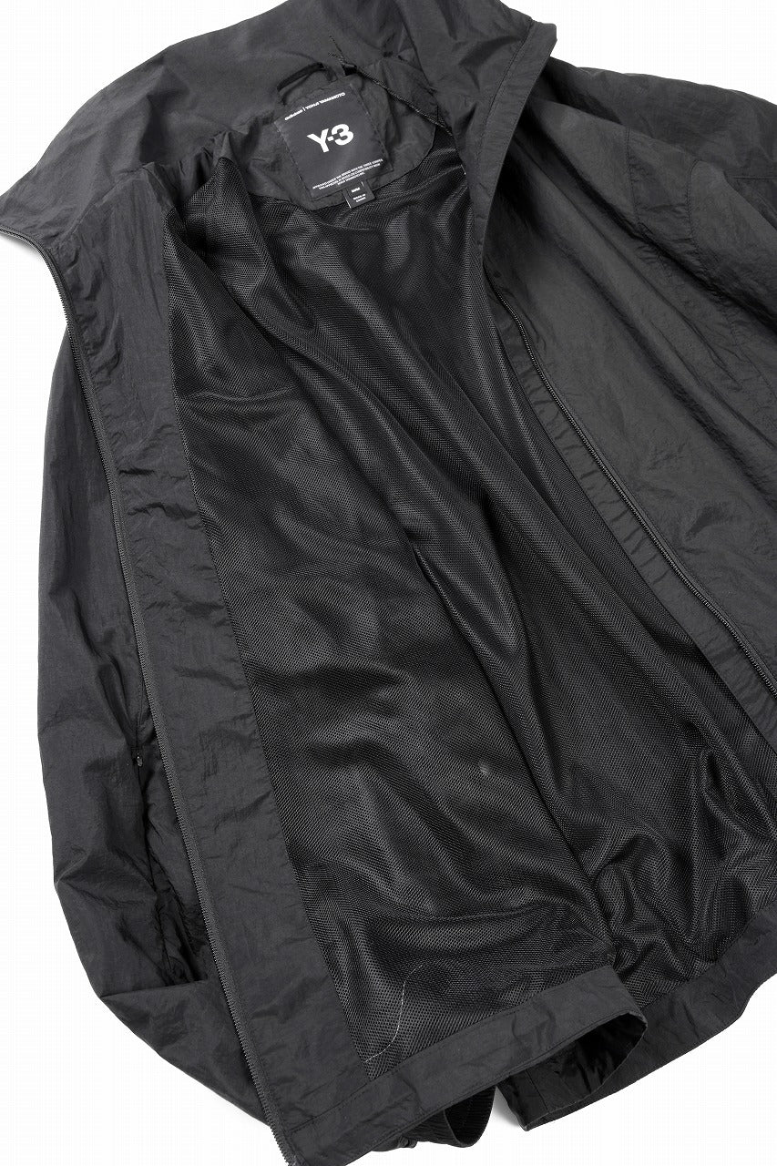 Y-3 Yohji Yamamoto 3 STRIPES LIGHT SHELL TRACK BLOUSON (BLACK) - Image 21