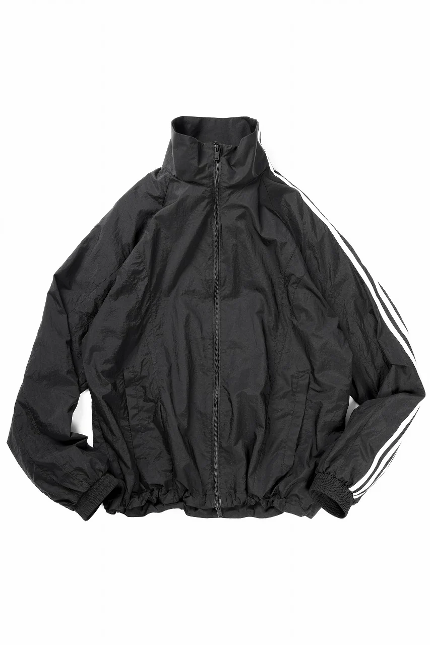 Y-3 Yohji Yamamoto 3 STRIPES LIGHT SHELL TRACK BLOUSON (BLACK) - Image 3