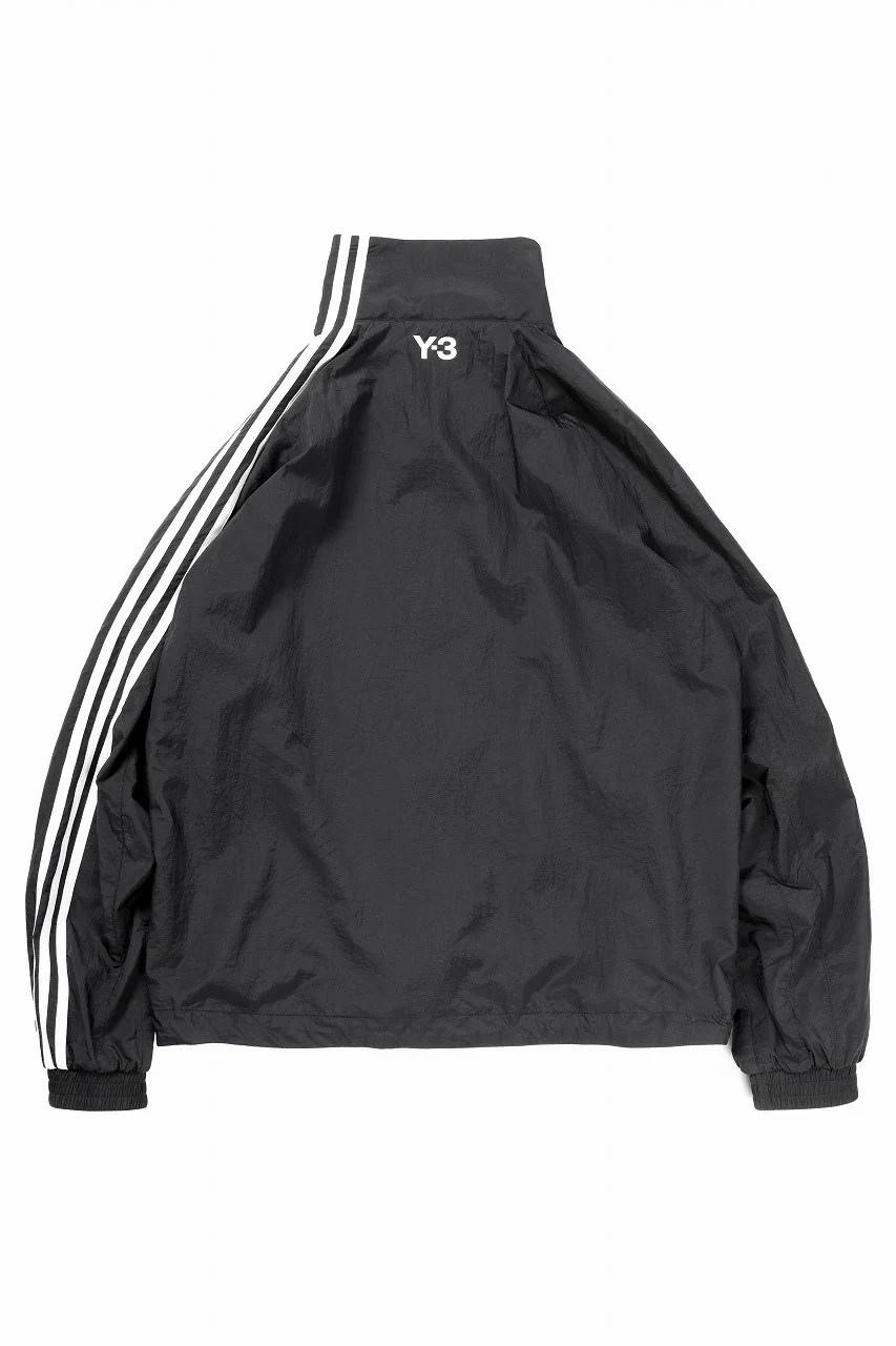 Y-3 Yohji Yamamoto 3 STRIPES LIGHT SHELL TRACK BLOUSON (BLACK) - Image 9