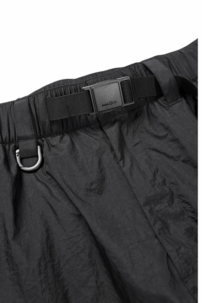 Y-3 Yohji Yamamoto 3 STRIPES LIGHT SHELL TRACK PANTS (BLACK) - Image 10