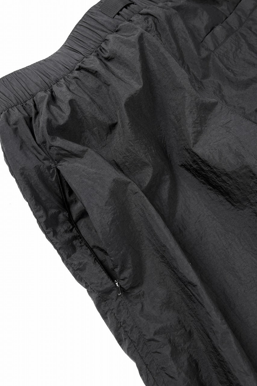Y-3 Yohji Yamamoto 3 STRIPES LIGHT SHELL TRACK PANTS (BLACK) - Image 13
