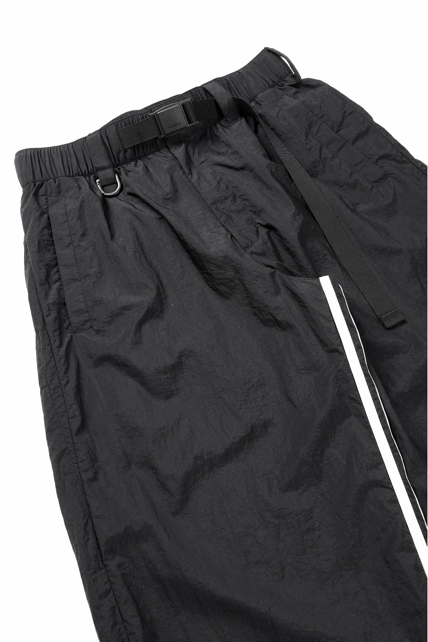 Y-3 Yohji Yamamoto 3 STRIPES LIGHT SHELL TRACK PANTS (BLACK) - Image 7