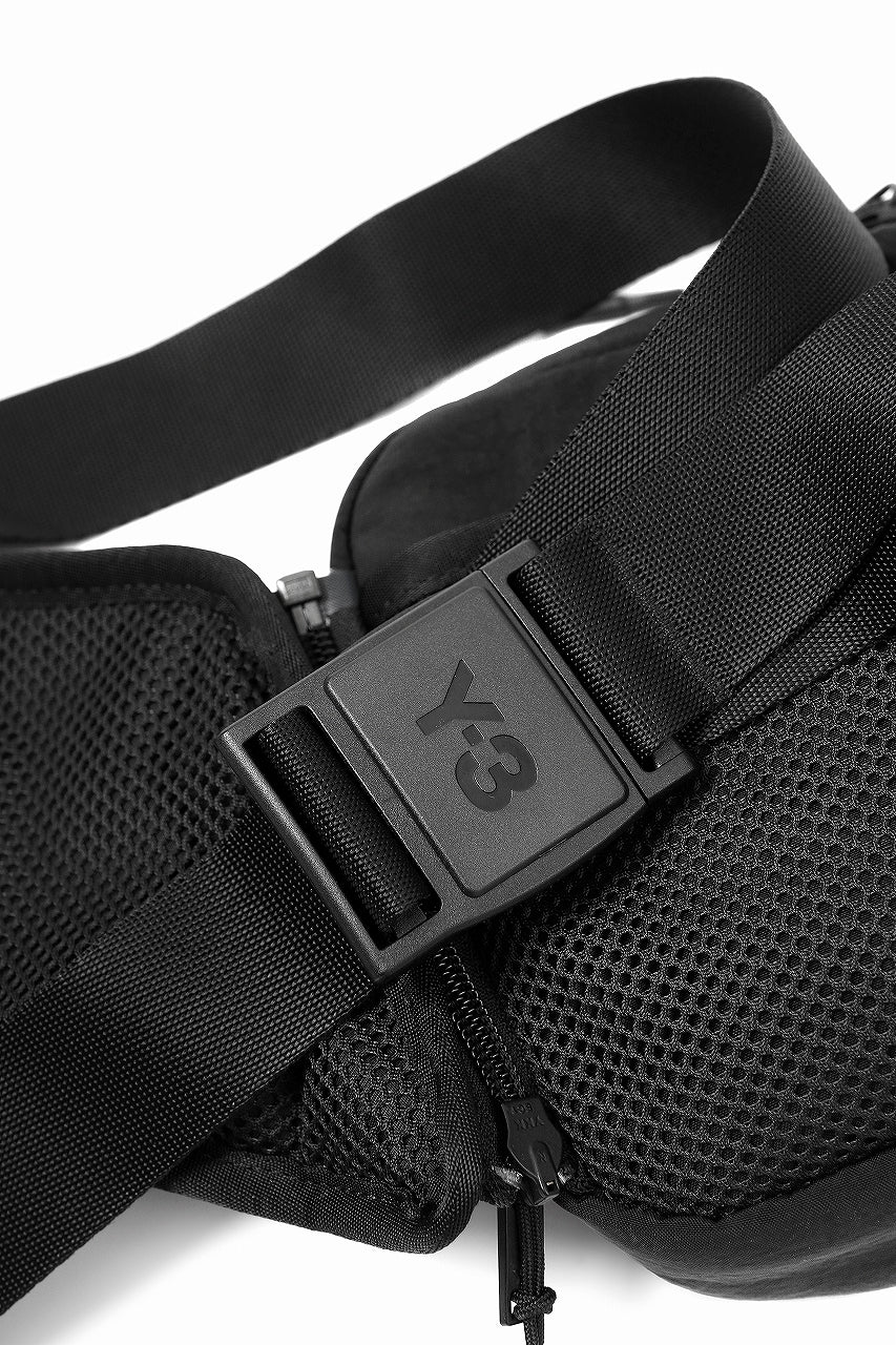 Y-3 Yohji Yamamoto 3WAY SLING BAG / CORDURA® NYLON (BLACK) - Image 14