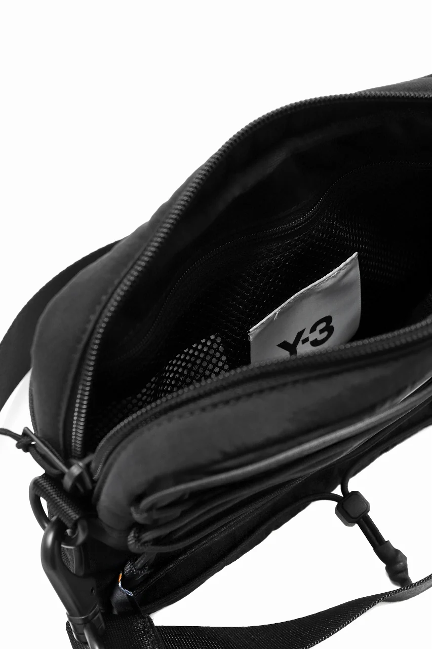 Y-3 Yohji Yamamoto 3WAY SLING BAG / CORDURA® NYLON (BLACK) - Image 18