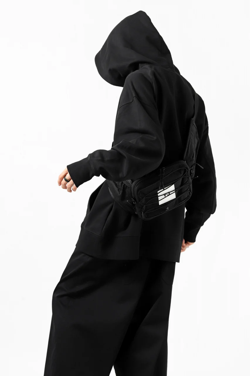 Y-3 Yohji Yamamoto 3WAY SLING BAG / CORDURA® NYLON (BLACK) - Image 23