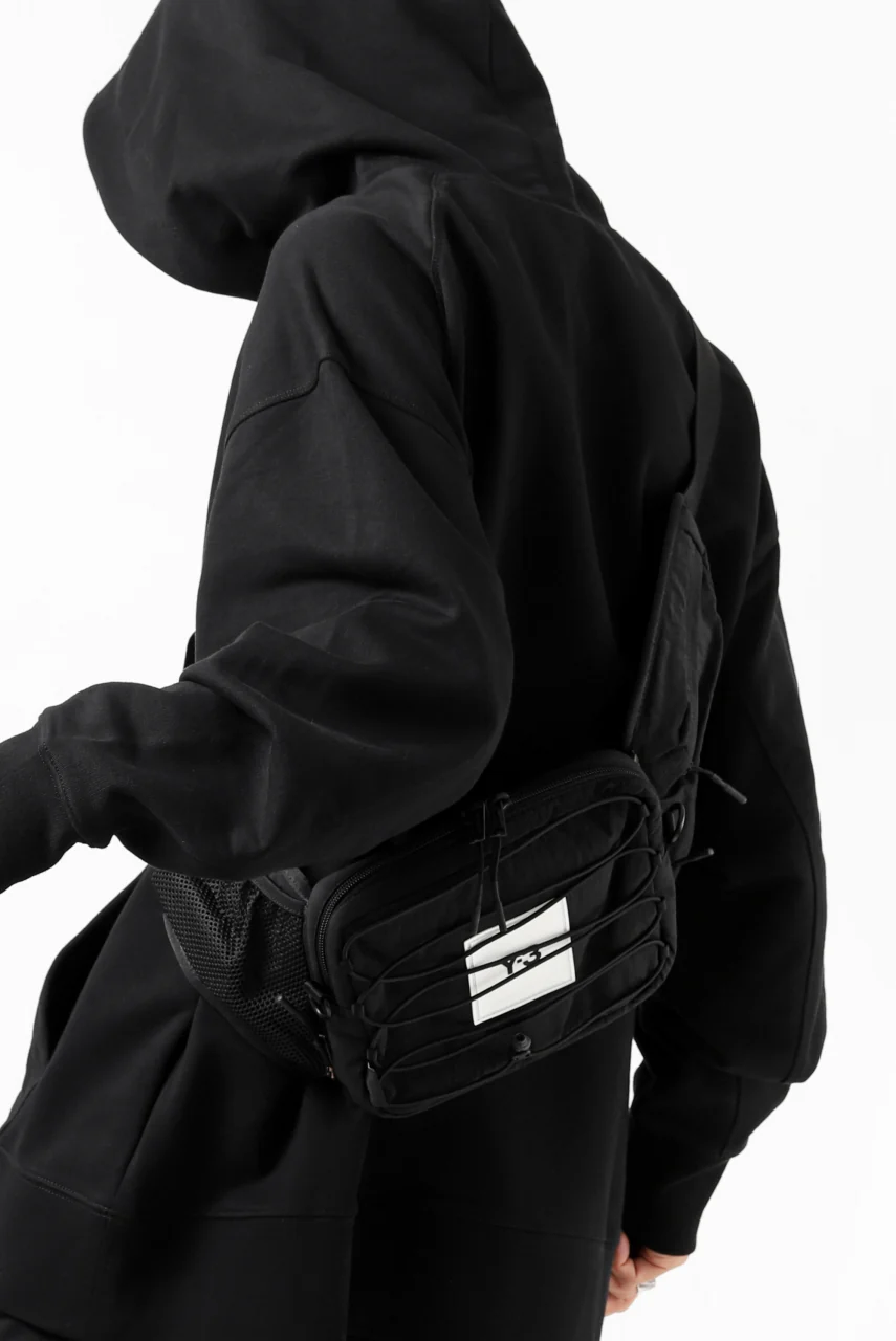Y-3 Yohji Yamamoto 3WAY SLING BAG / CORDURA® NYLON (BLACK) - Image 30