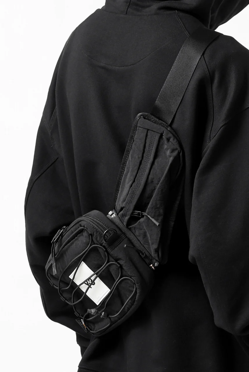 Y-3 Yohji Yamamoto 3WAY SLING BAG / CORDURA® NYLON (BLACK) - Image 31