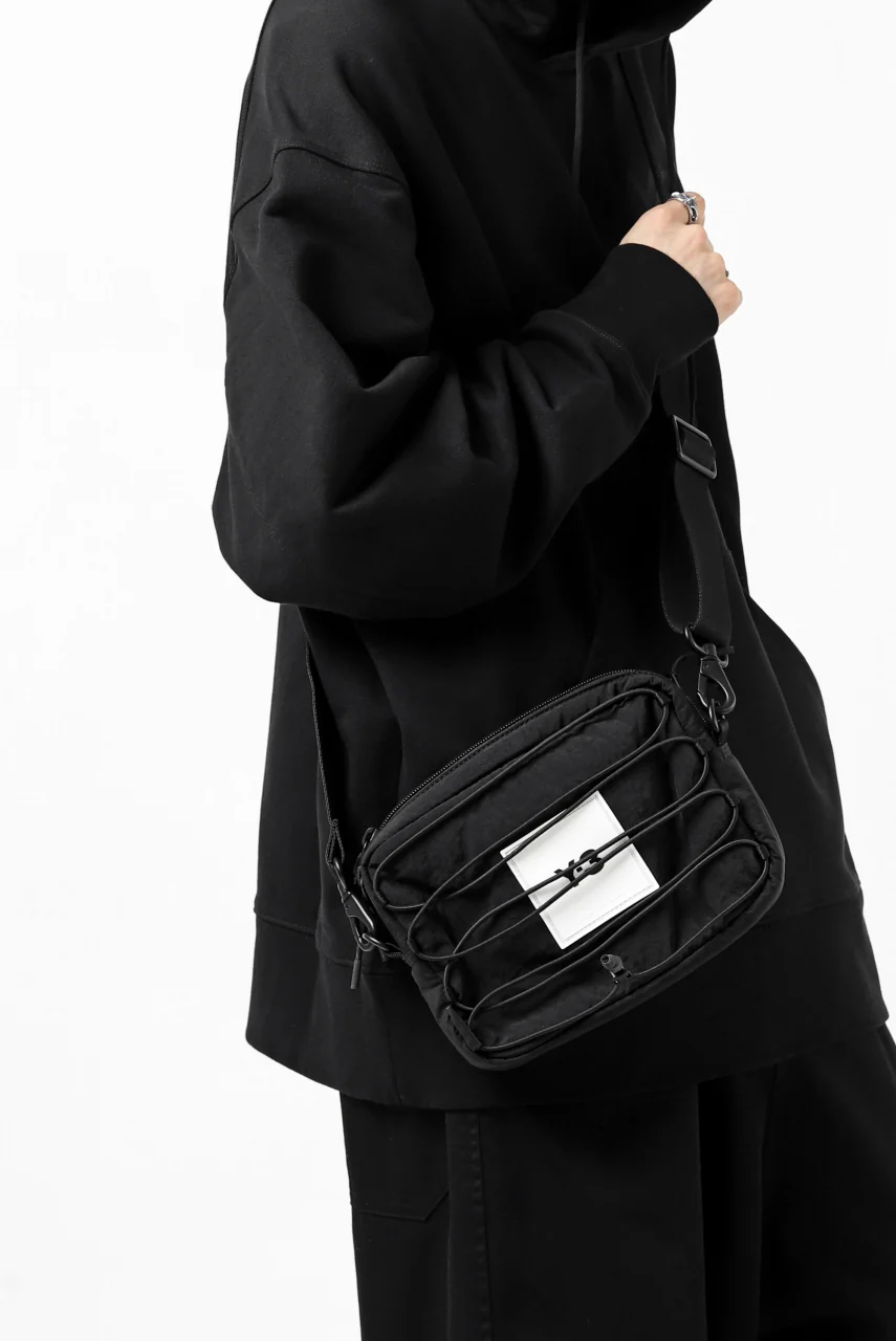 Y-3 Yohji Yamamoto 3WAY SLING BAG / CORDURA® NYLON (BLACK) - Image 34