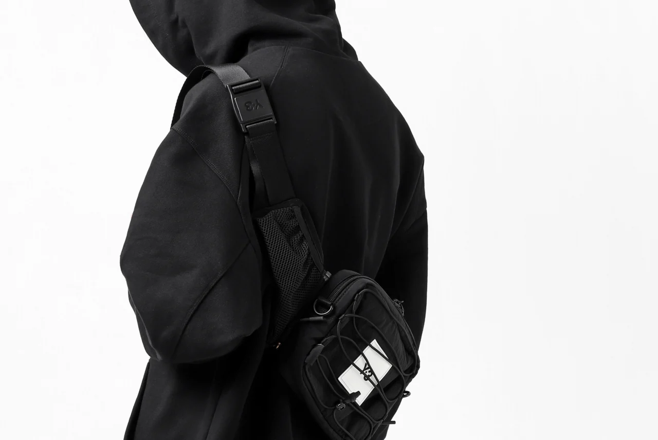Y-3 Yohji Yamamoto 3WAY SLING BAG / CORDURA® NYLON (BLACK) - Image 37