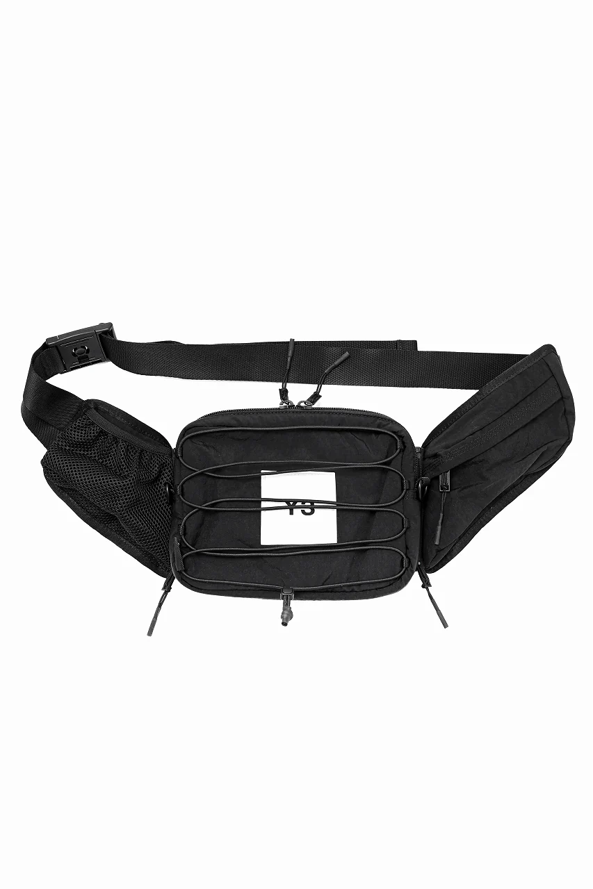 Y-3 Yohji Yamamoto 3WAY SLING BAG / CORDURA® NYLON (BLACK) - Image 4