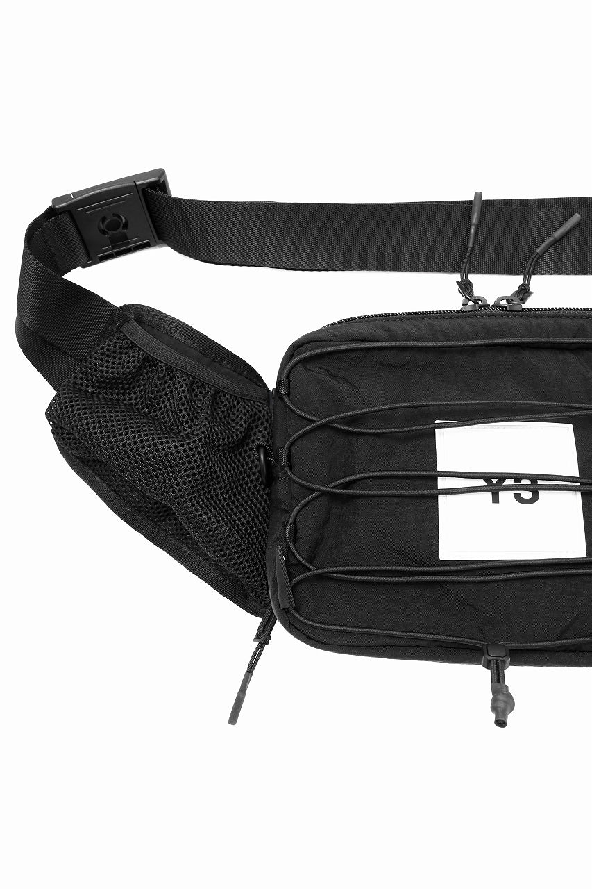 Y-3 Yohji Yamamoto 3WAY SLING BAG / CORDURA® NYLON (BLACK) - Image 9