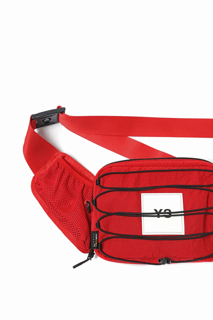 Y-3 Yohji Yamamoto 3WAY SLING BAG / CORDURA® NYLON (SCARLET) - Image 13