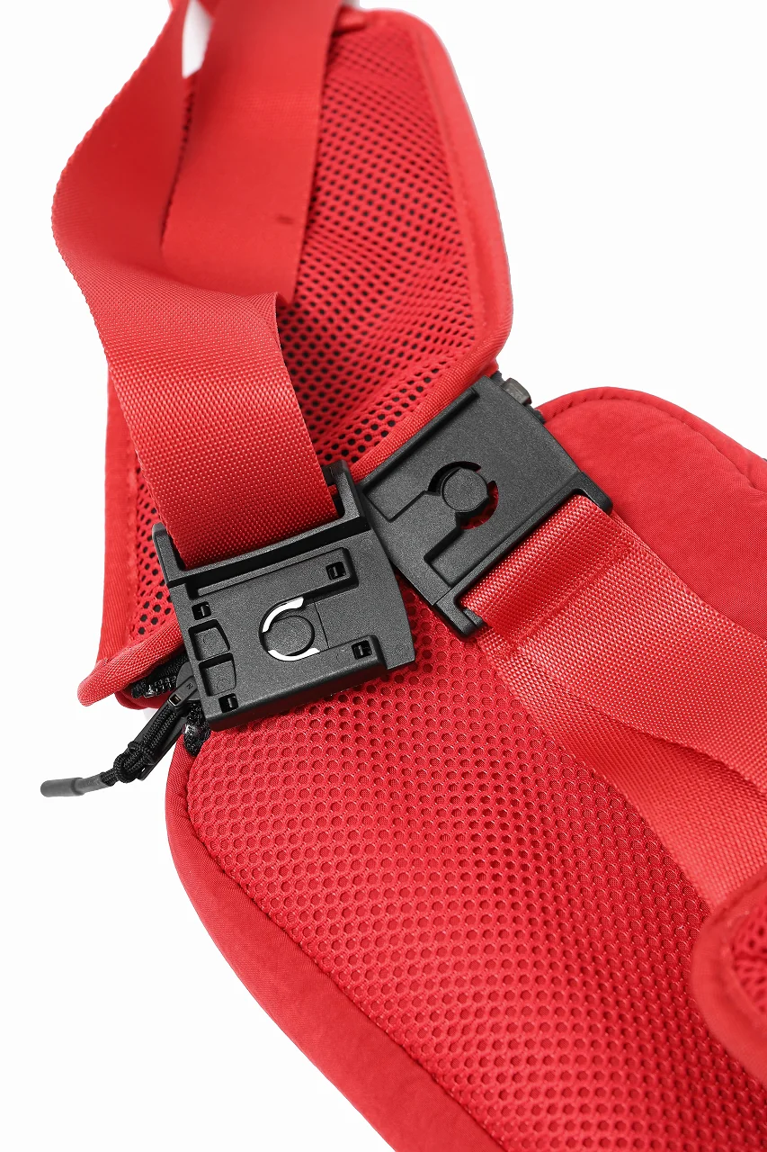 Y-3 Yohji Yamamoto 3WAY SLING BAG / CORDURA® NYLON (SCARLET) - Image 16