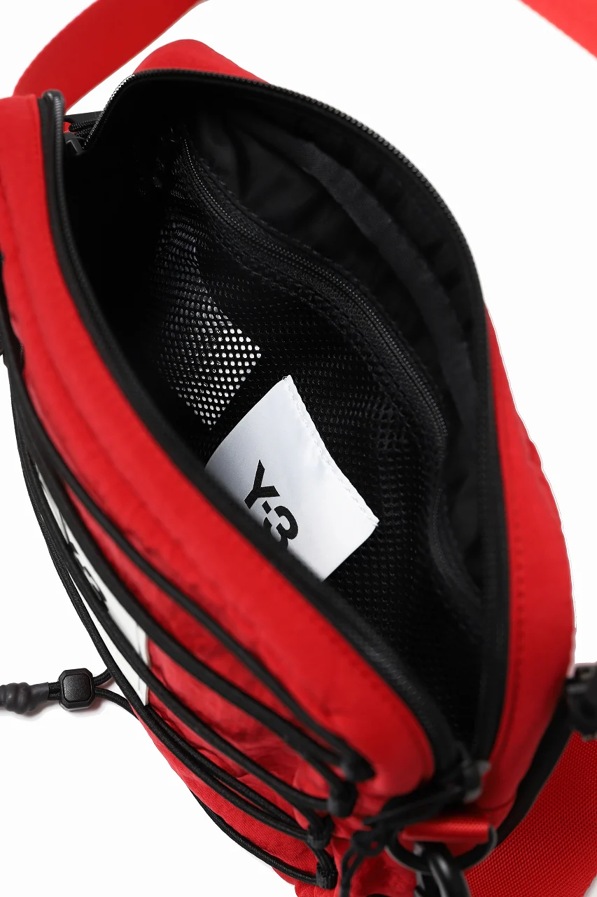 Y-3 Yohji Yamamoto 3WAY SLING BAG / CORDURA® NYLON (SCARLET) - Image 22