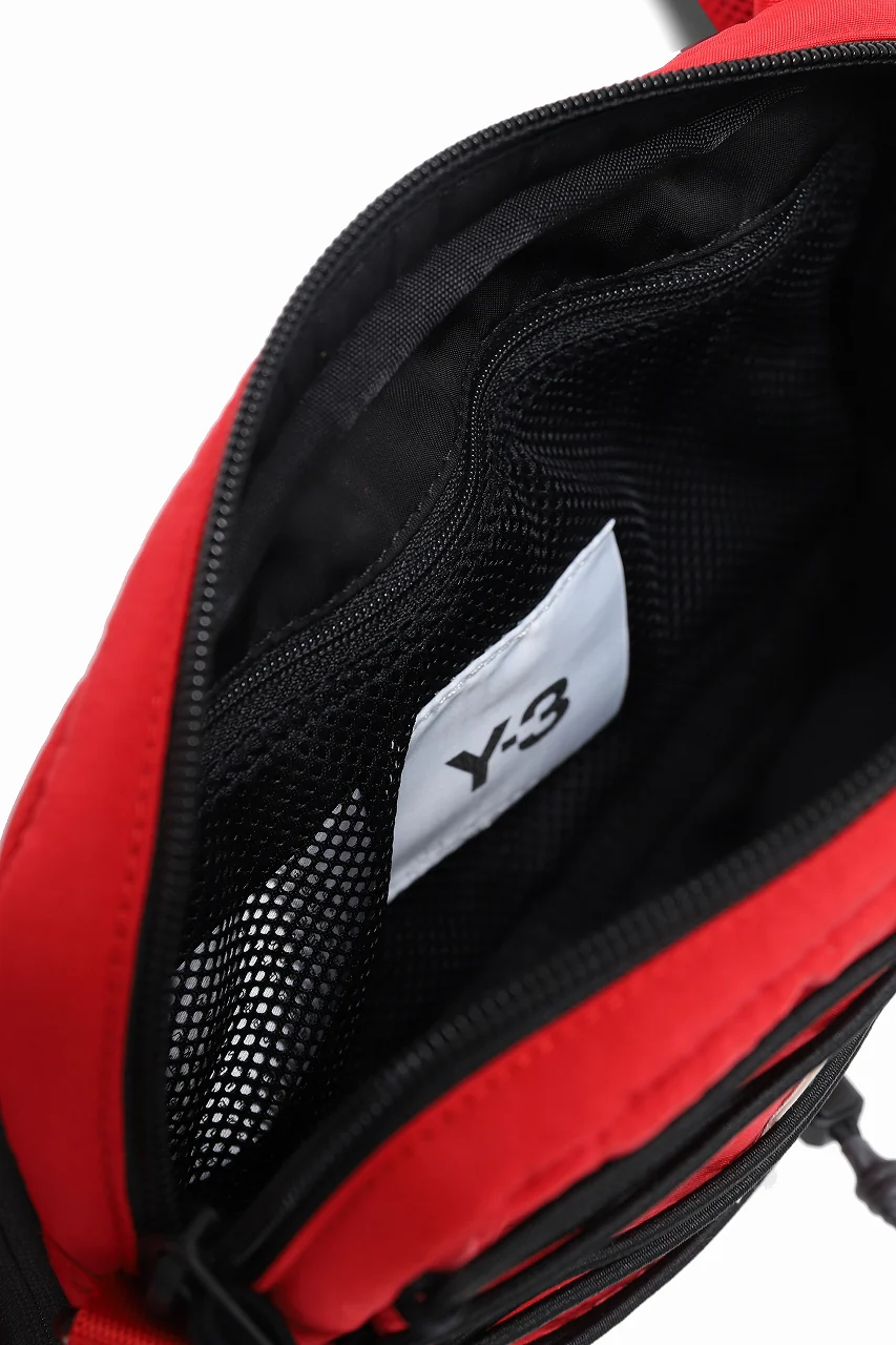 Y-3 Yohji Yamamoto 3WAY SLING BAG / CORDURA® NYLON (SCARLET) - Image 23
