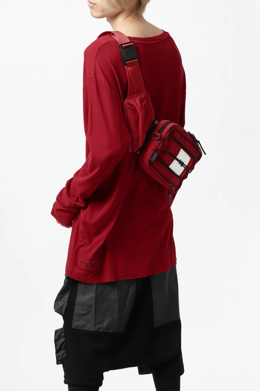 Y-3 Yohji Yamamoto 3WAY SLING BAG / CORDURA® NYLON (SCARLET) - Image 26
