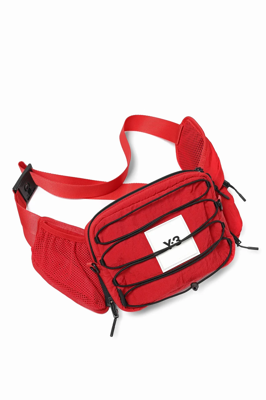 Y-3 Yohji Yamamoto 3WAY SLING BAG / CORDURA® NYLON (SCARLET) - Image 6
