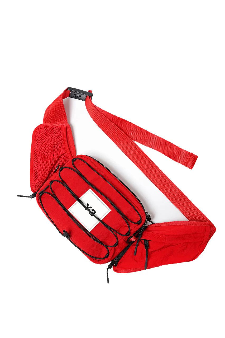Y-3 Yohji Yamamoto 3WAY SLING BAG / CORDURA® NYLON (SCARLET) - Image 7
