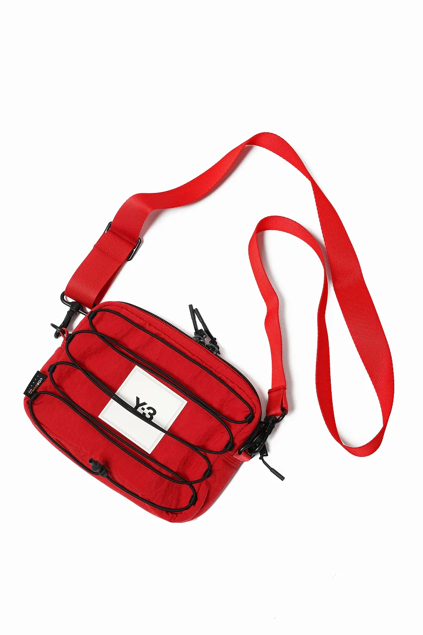 Y-3 Yohji Yamamoto 3WAY SLING BAG / CORDURA® NYLON (SCARLET) - Image 9