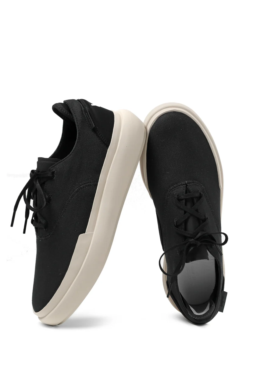 Y-3 Yohji Yamamoto AJATU COURT FORMAL SNEAKERS (BLACK/BLACK/CLEARBROWN) - Image 12