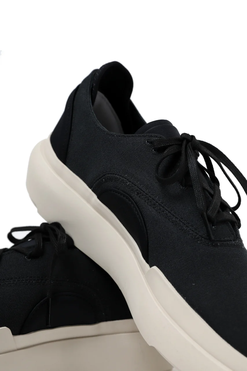 Y-3 Yohji Yamamoto AJATU COURT FORMAL SNEAKERS (BLACK/BLACK/CLEARBROWN) - Image 19