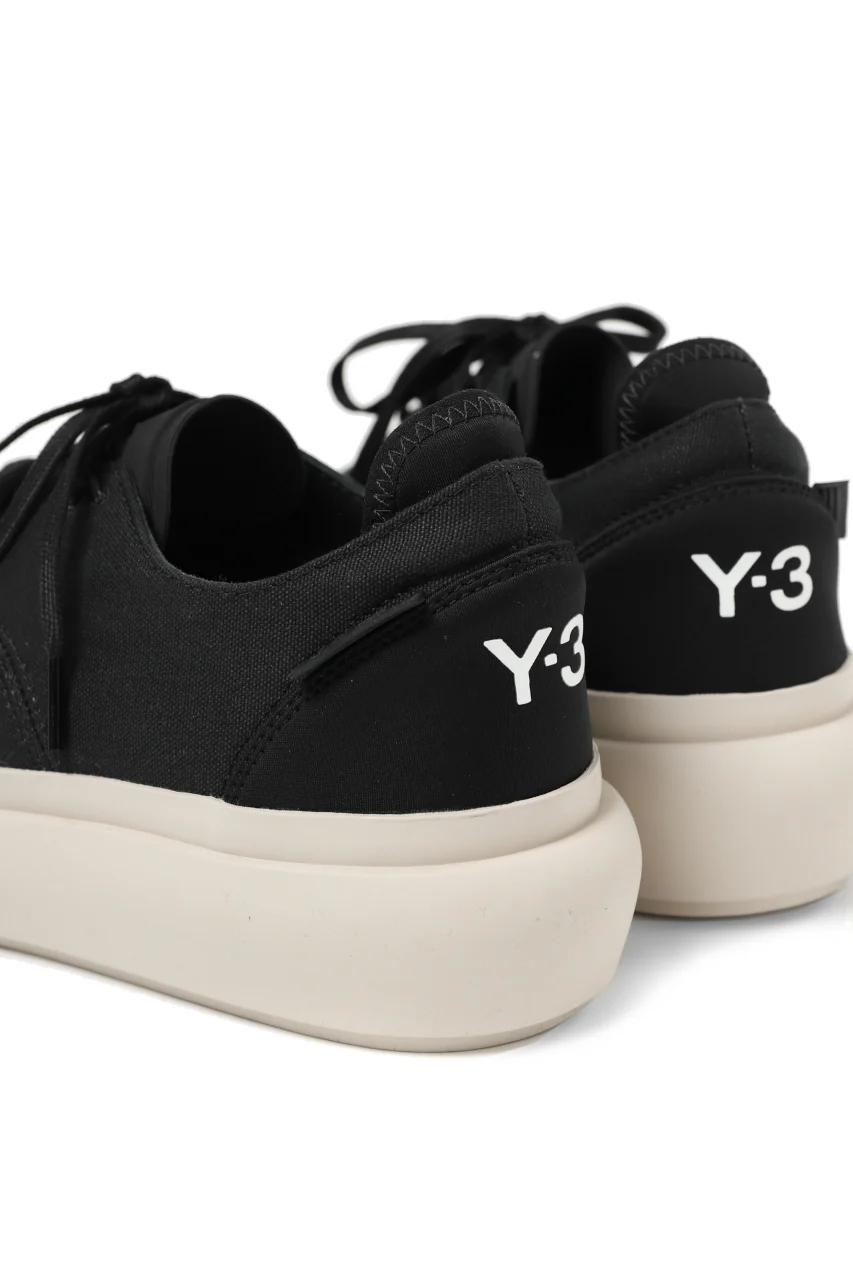 Y-3 Yohji Yamamoto AJATU COURT FORMAL SNEAKERS (BLACK/BLACK/CLEARBROWN) - Image 20
