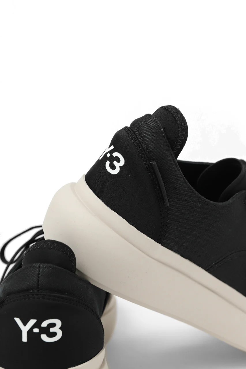 Y-3 Yohji Yamamoto AJATU COURT FORMAL SNEAKERS (BLACK/BLACK/CLEARBROWN) - Image 21