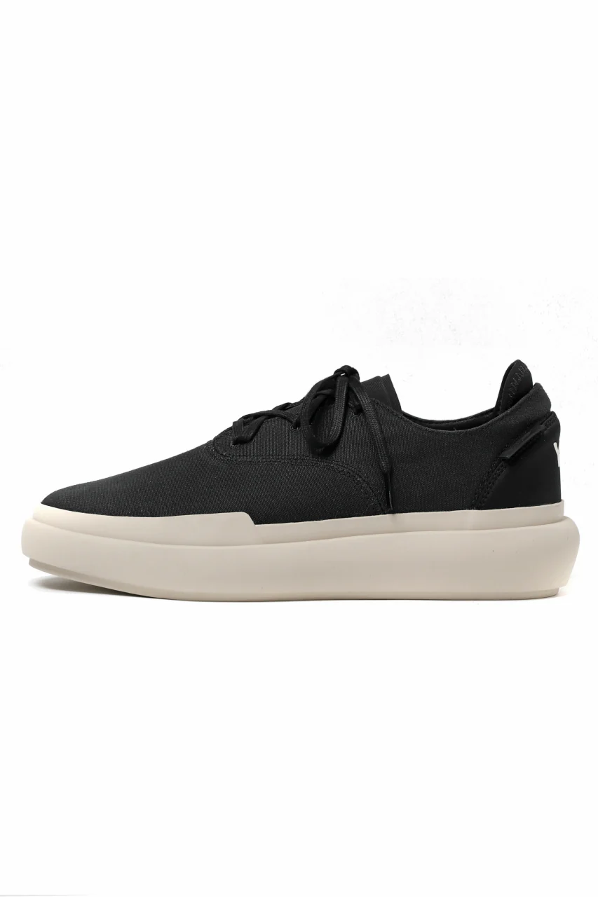 Y-3 Yohji Yamamoto AJATU COURT FORMAL SNEAKERS (BLACK/BLACK/CLEARBROWN) - Image 25