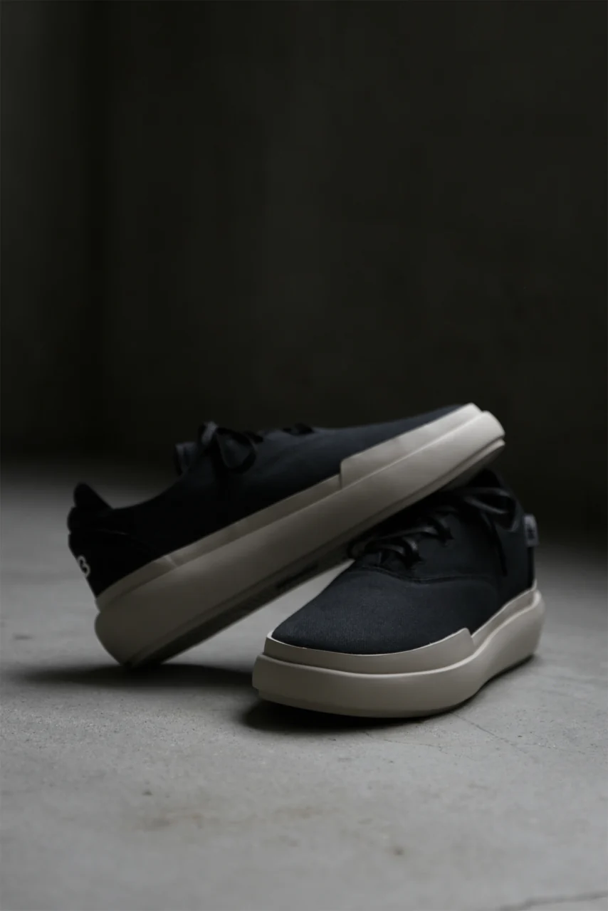 Y-3 Yohji Yamamoto AJATU COURT FORMAL SNEAKERS (BLACK/BLACK/CLEARBROWN) - Image 33