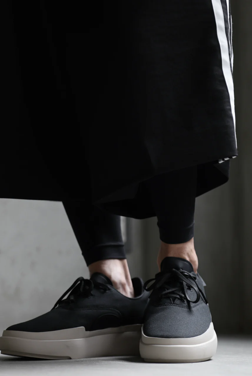 Y-3 Yohji Yamamoto AJATU COURT FORMAL SNEAKERS (BLACK/BLACK/CLEARBROWN) - Image 41