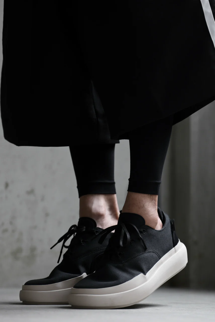 Y-3 Yohji Yamamoto AJATU COURT FORMAL SNEAKERS (BLACK/BLACK/CLEARBROWN) - Image 43