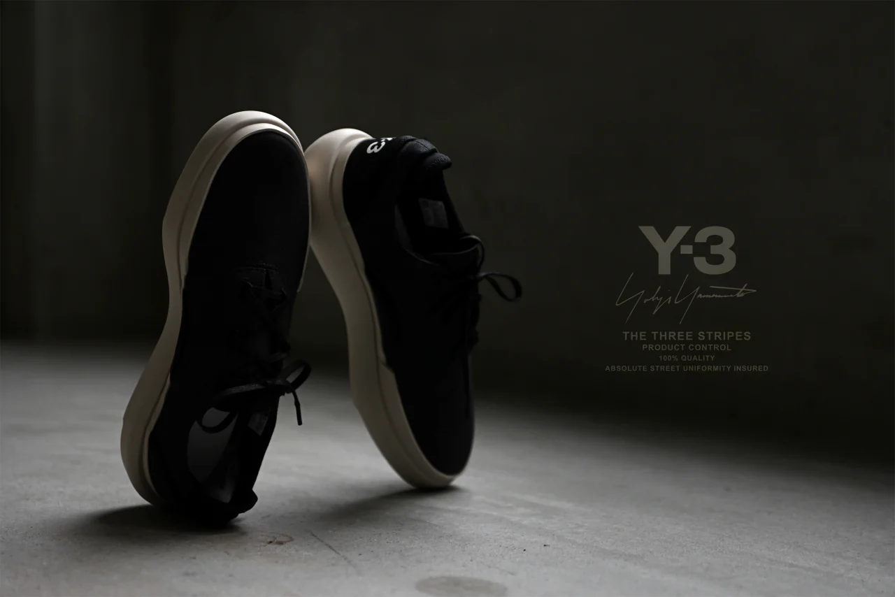 Y-3 Yohji Yamamoto AJATU COURT FORMAL SNEAKERS (BLACK/BLACK/CLEARBROWN) - Image 64
