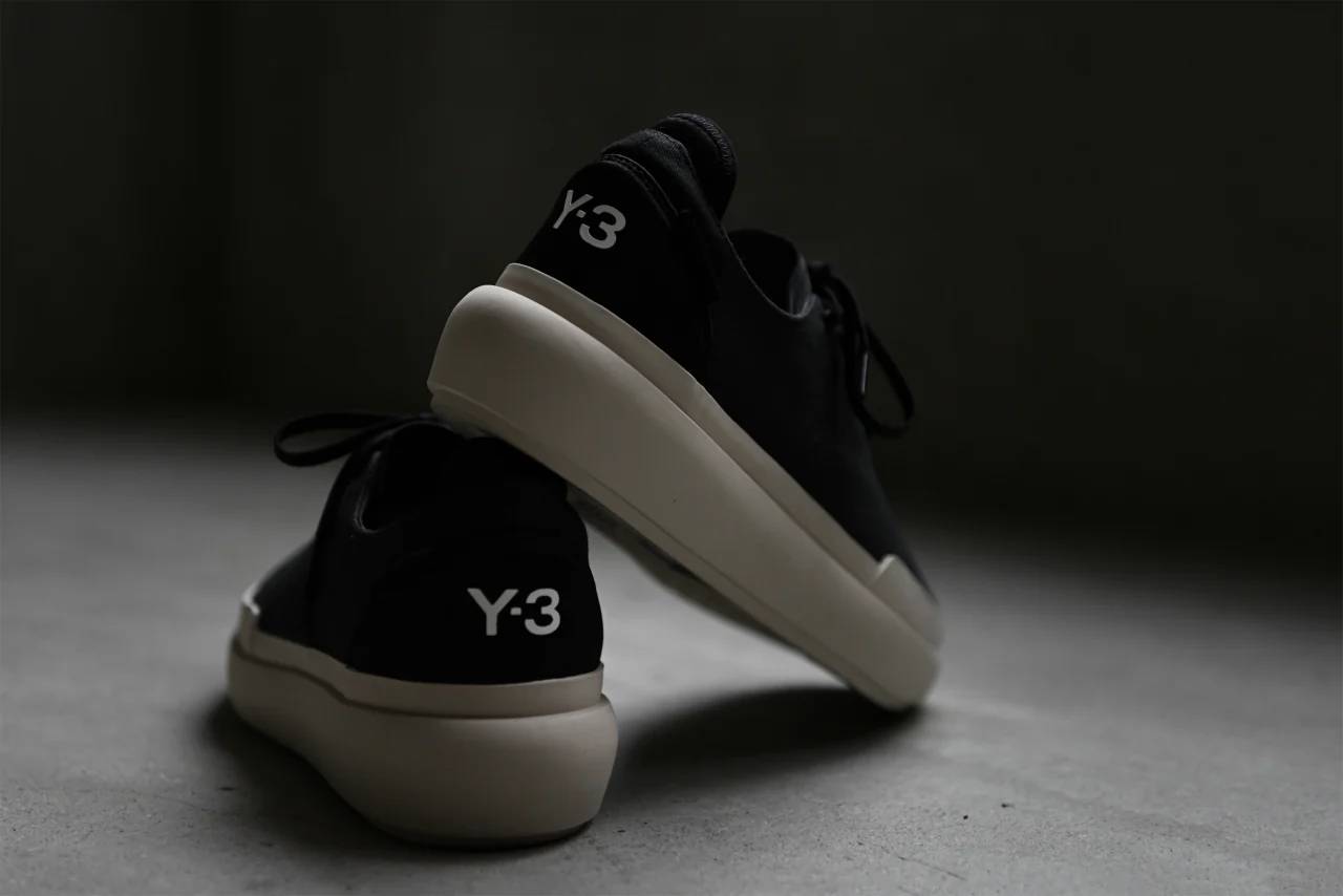 Y-3 Yohji Yamamoto AJATU COURT FORMAL SNEAKERS (BLACK/BLACK/CLEARBROWN) - Image 65