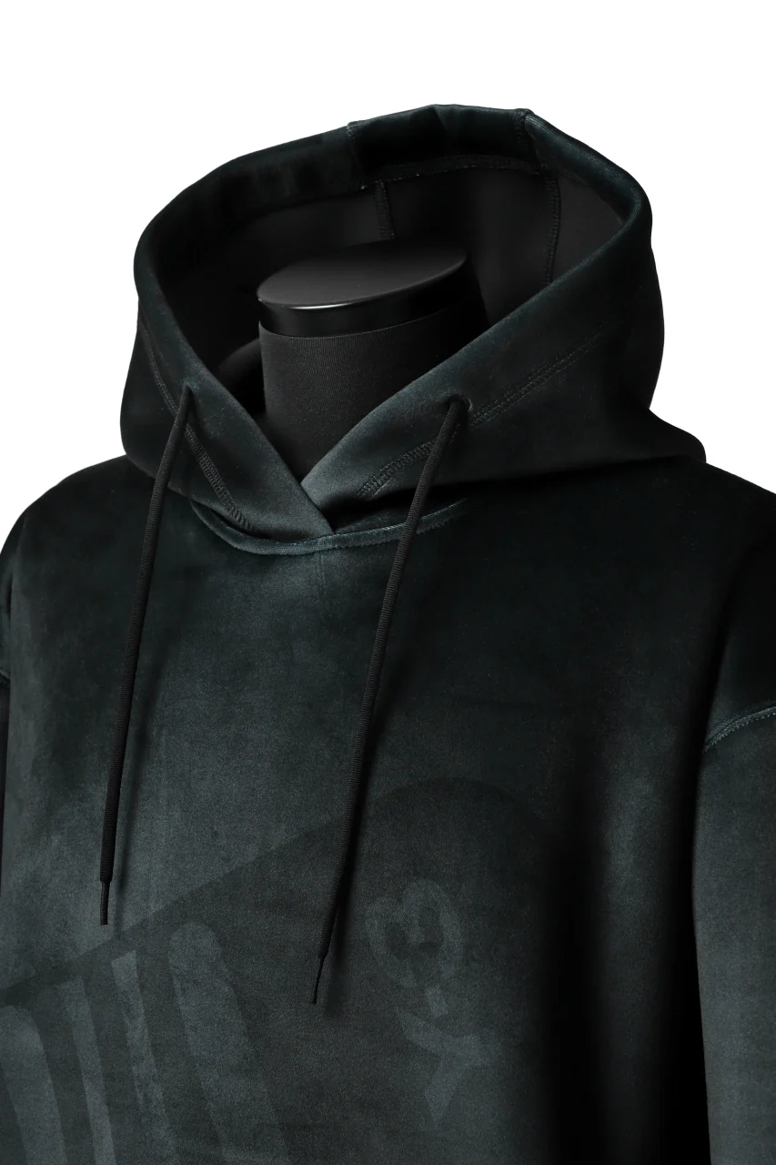 Y-3 Yohji Yamamoto ALL OVER PRINT HOODIE PARKA / VELVET SPACER ZINE (BLACK) - Image 14
