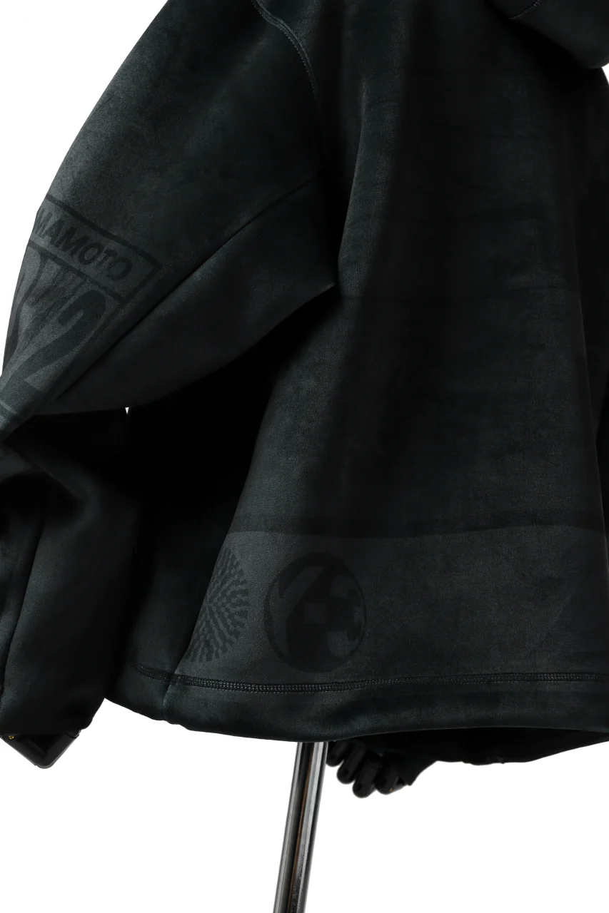 Y-3 Yohji Yamamoto ALL OVER PRINT HOODIE PARKA / VELVET SPACER ZINE (BLACK) - Image 16