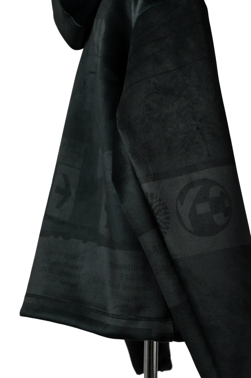 Y-3 Yohji Yamamoto ALL OVER PRINT HOODIE PARKA / VELVET SPACER ZINE (BLACK) - Image 18