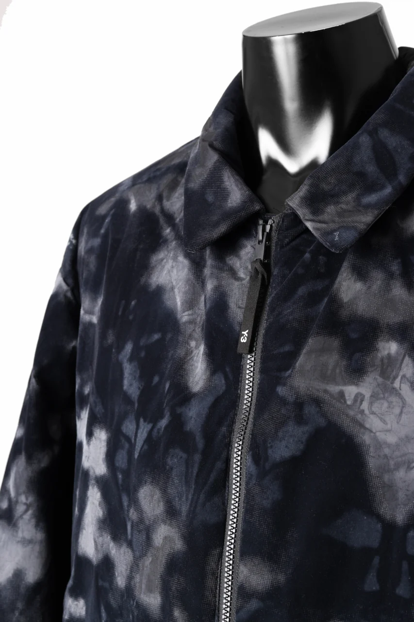 Y-3 Yohji Yamamoto AOP NYLON LINER JACKET / PERTEX QUANTUM & PRIMALOFT® (BLACK) - Image 11