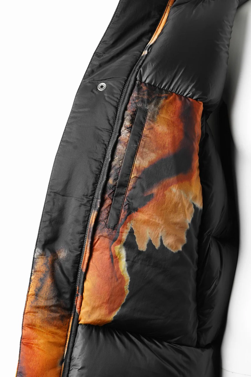 Y-3 Yohji Yamamoto AOP PUFFER DOWN JACKET (BLACK + MULTI) - Image 9