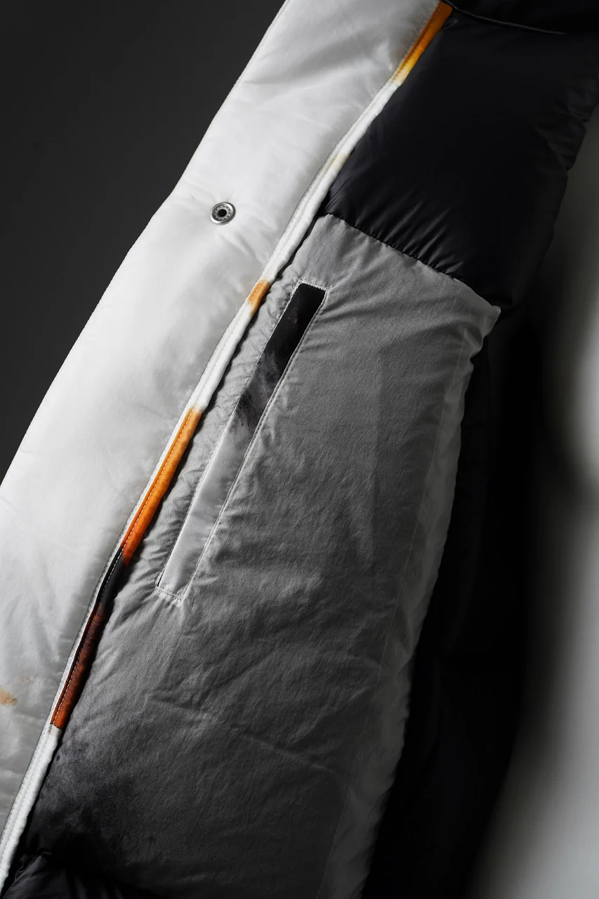 Y-3 Yohji Yamamoto AOP PUFFER DOWN JACKET (WHITE + MULTI) - Image 10