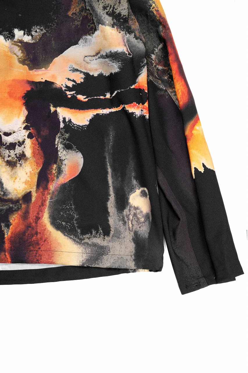 Y-3 Yohji Yamamoto AOP SPORT UNIFORM COACH JACKET (BLACK + MULTI) - Image 13