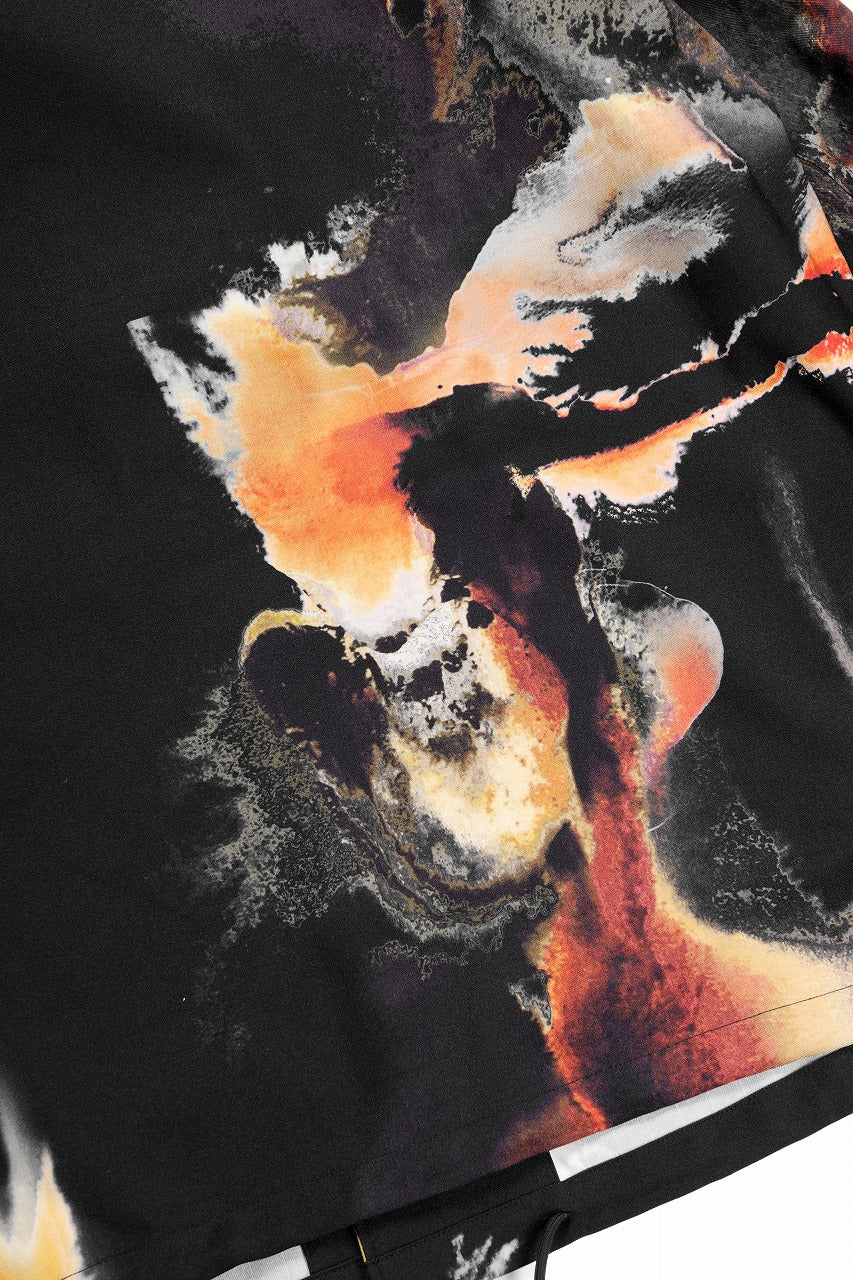 Y-3 Yohji Yamamoto AOP SPORT UNIFORM COACH JACKET (BLACK + MULTI) - Image 14