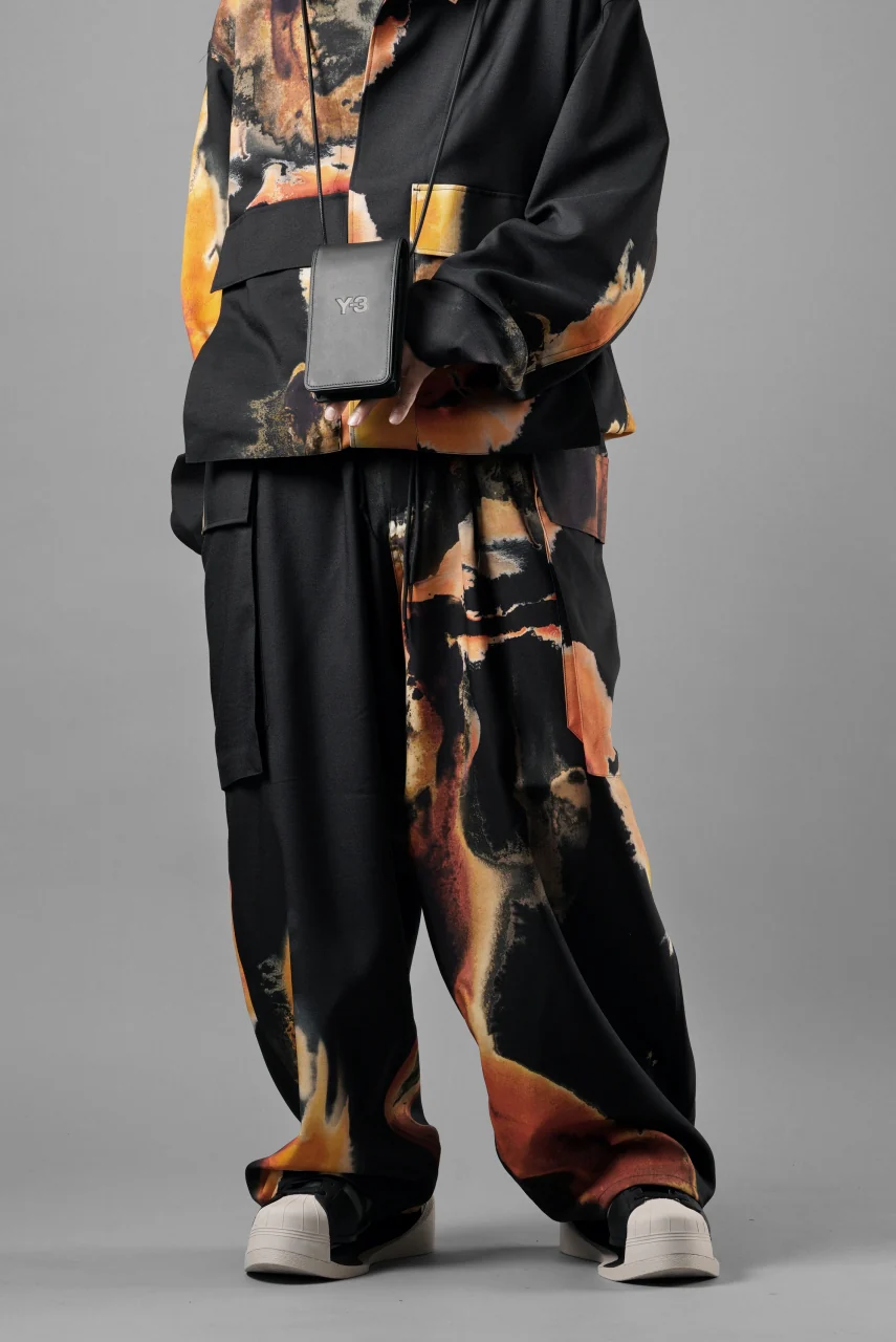 Y-3 Yohji Yamamoto AOP SPORT UNIFORM COACH JACKET (BLACK + MULTI) - Image 22