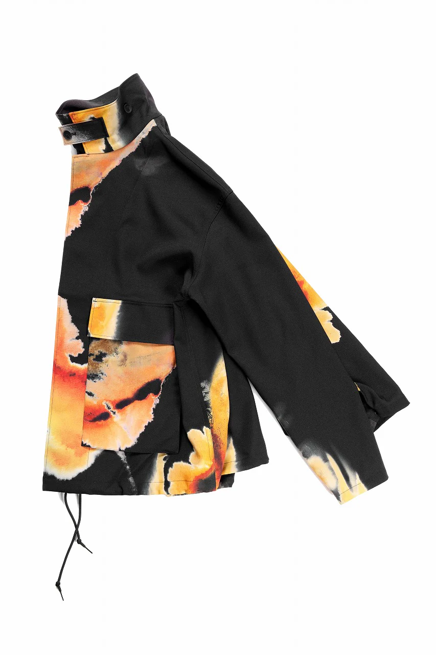 Y-3 Yohji Yamamoto AOP SPORT UNIFORM COACH JACKET (BLACK + MULTI) - Image 4