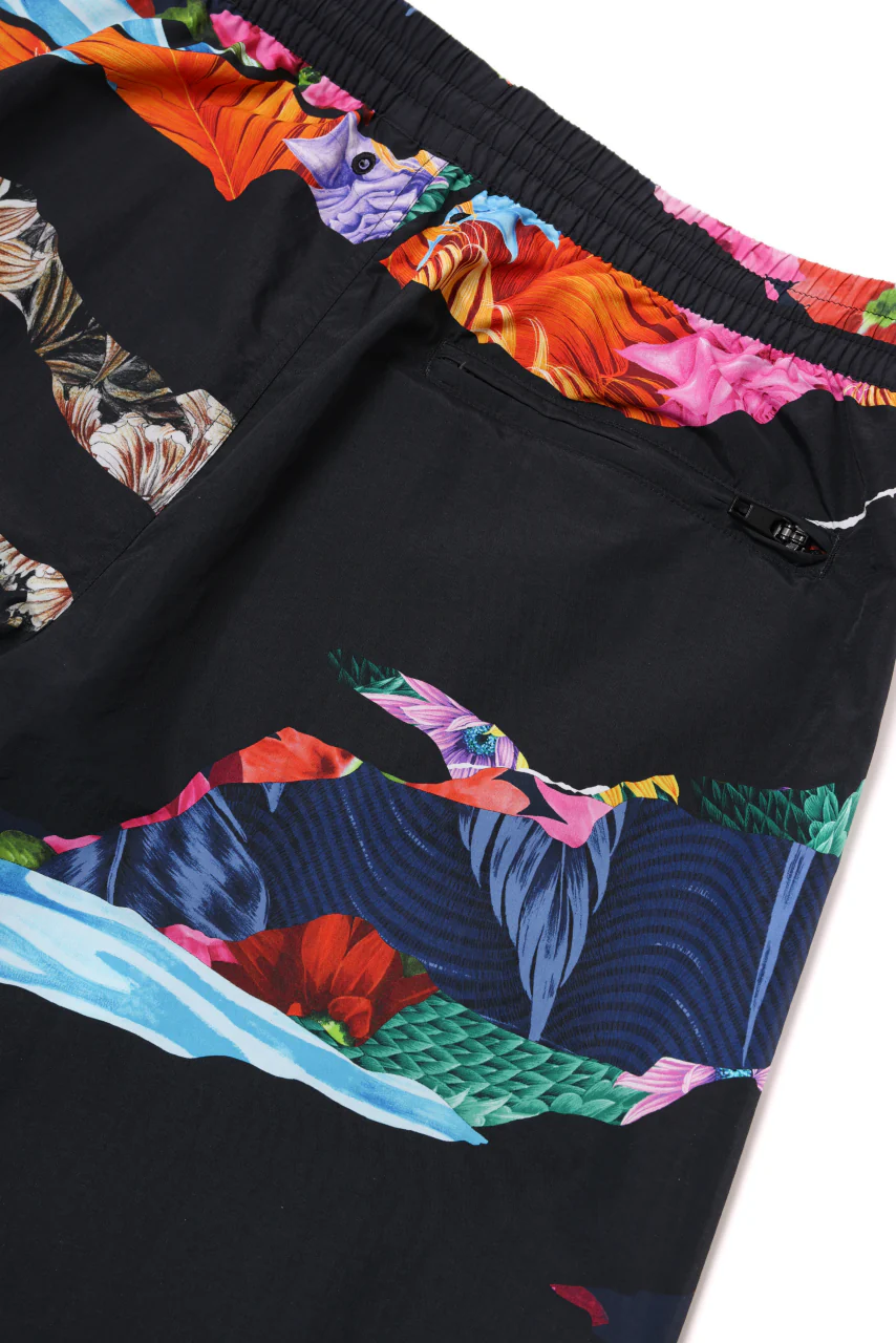 Y-3 Yohji Yamamoto AOP SWIM SHORTS (BLACK x PRINT) - Image 14
