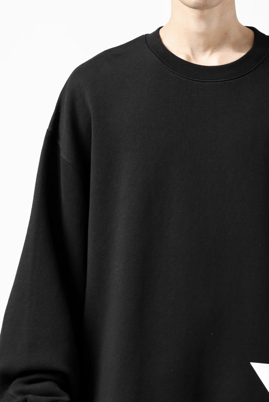 Y-3 Yohji Yamamoto BIG LOGO SWEAT TOP / FRENCH TERRY (BLACK) - Image 31