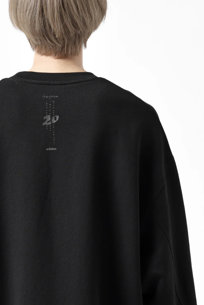Y-3 Yohji Yamamoto BIG LOGO SWEAT TOP / FRENCH TERRY (BLACK) - Image 35