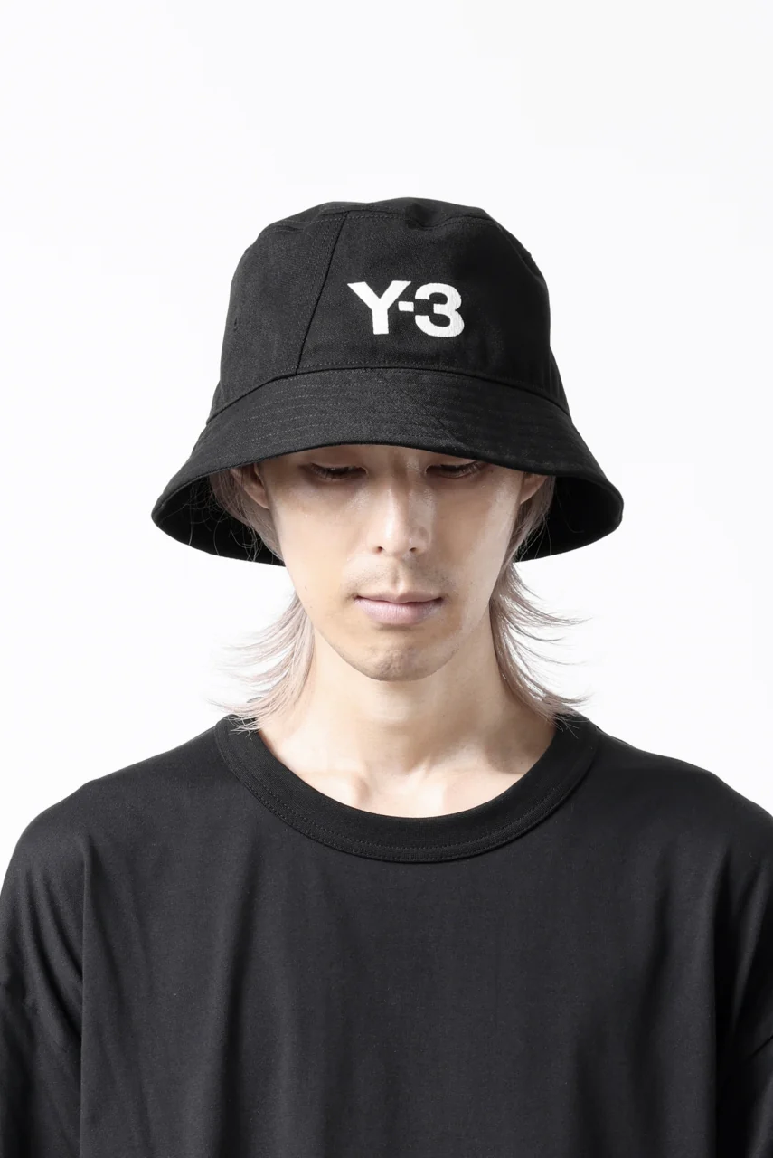 Y-3 Yohji Yamamoto BUCKET HAT (BLACK) - Image 11