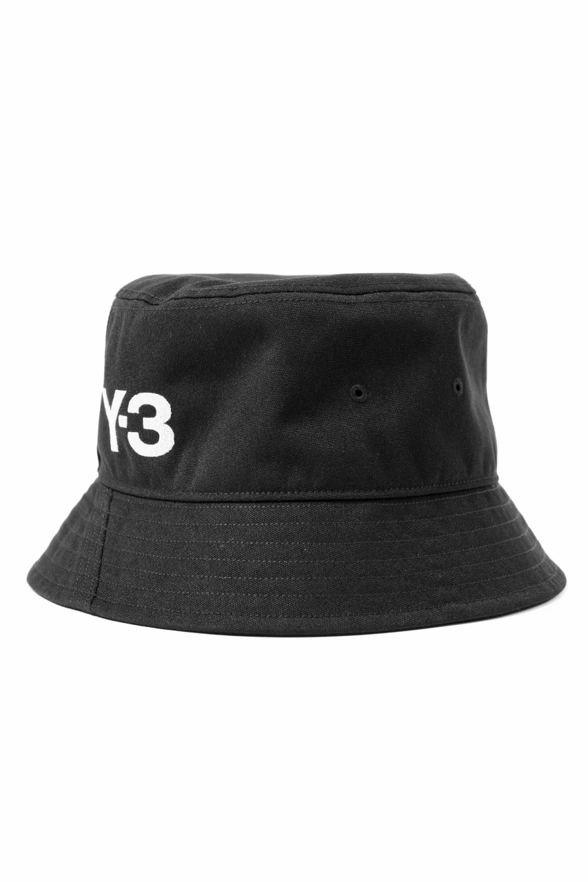 Y-3 Yohji Yamamoto BUCKET HAT (BLACK) - Image 3