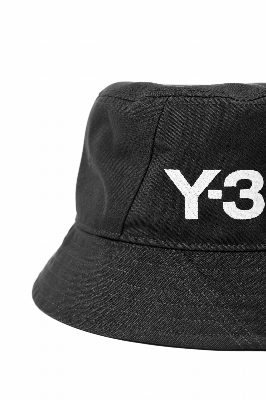 Y-3 Yohji Yamamoto BUCKET HAT (BLACK) - Image 5