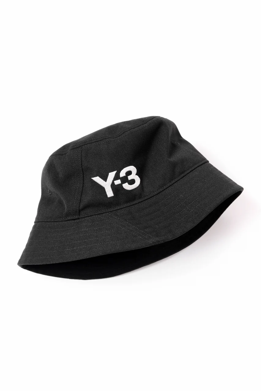 Y-3 Yohji Yamamoto BUCKET HAT (BLACK) - Image 8